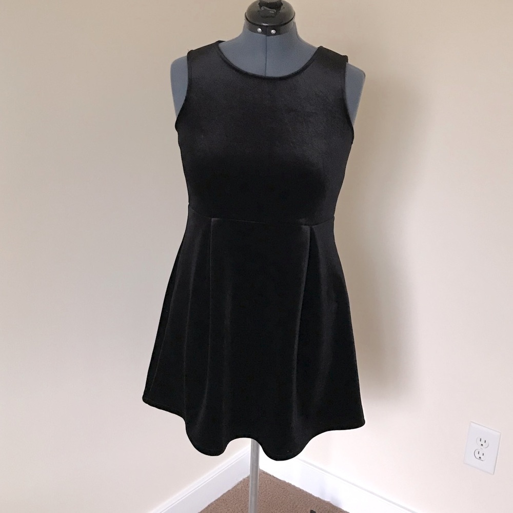 Black Velvet Holiday Dress